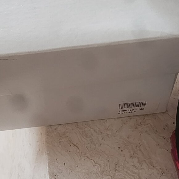 D'accori fuchsia holographic patent leather mule sandals sz 39.5 - Picture 12 of 13